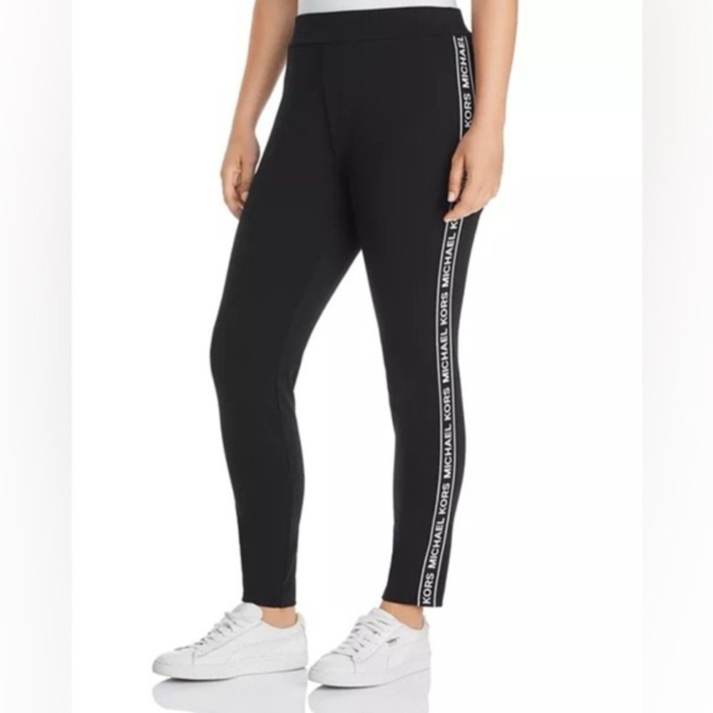 Stylish Logo-Stripe Leggings | Size 3X |  Condition